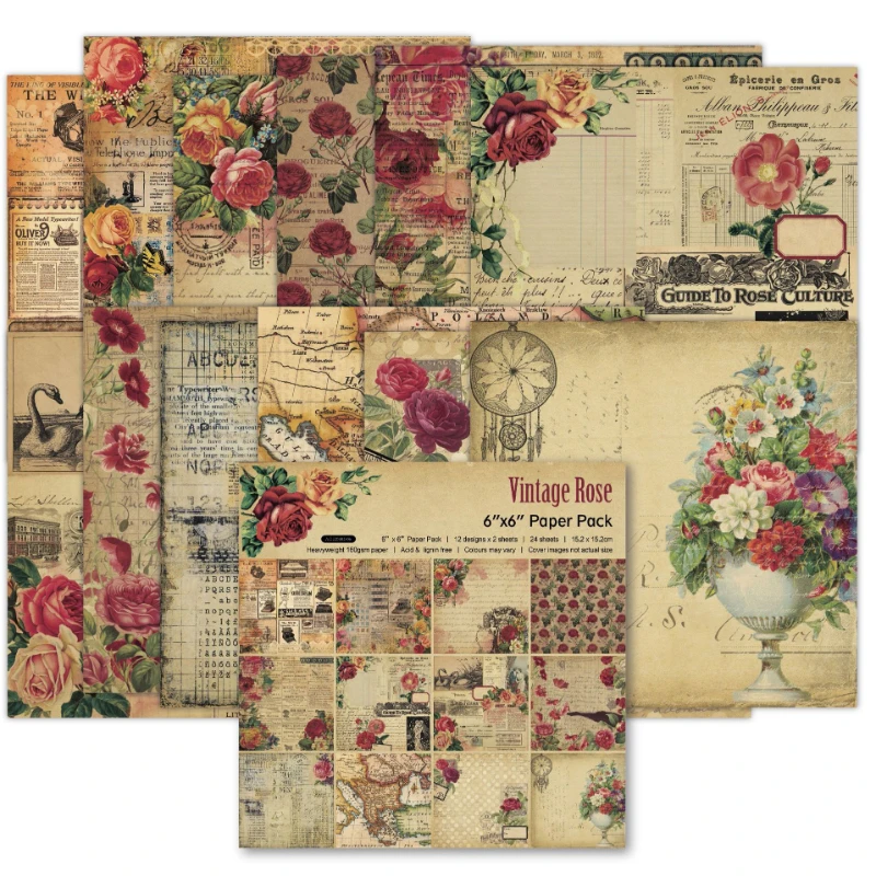 Scrapbook Pad Assorted Pattern - Ink Blotter Paper recension och pris