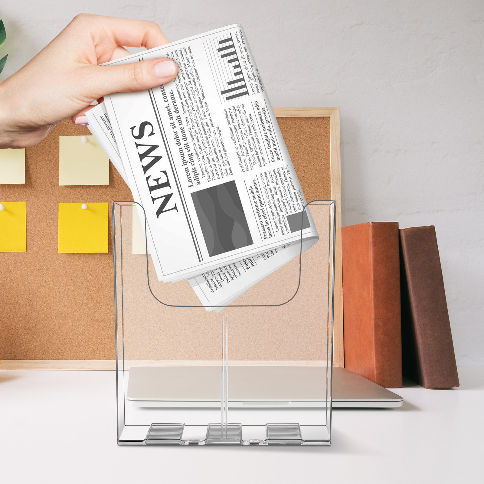 2Pcs Wall Storage Organizer Cl - Magazine Holder Rack recension och pris