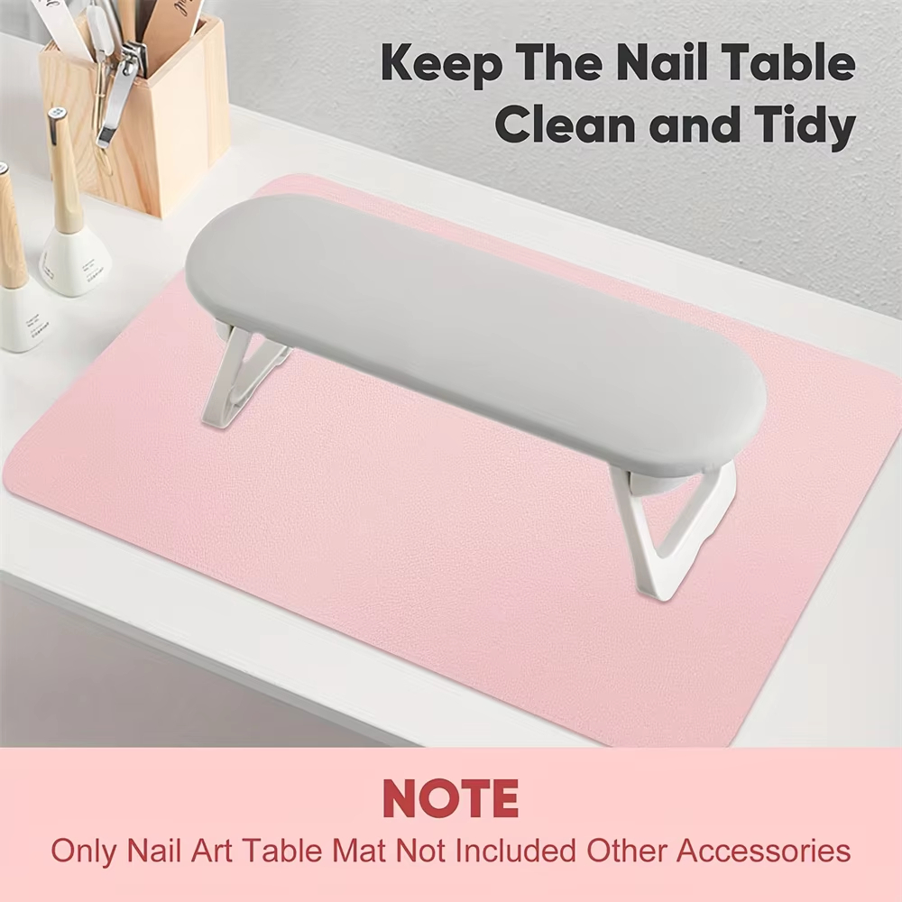 Nail Art Table Mat Foldable Na - Leather Desk Pad recension och pris