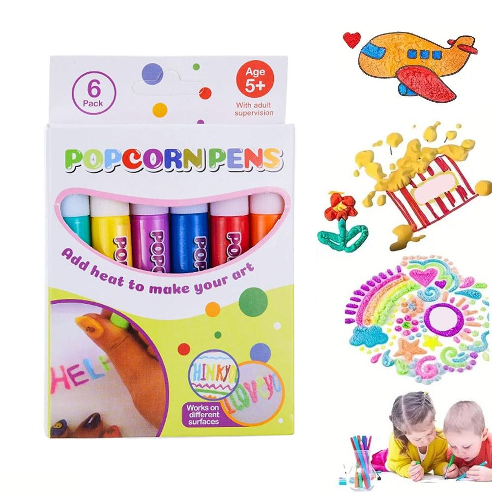 Puffy Popcorn Pen Set 3D Art M - Copic Marker Sketch recension och pris