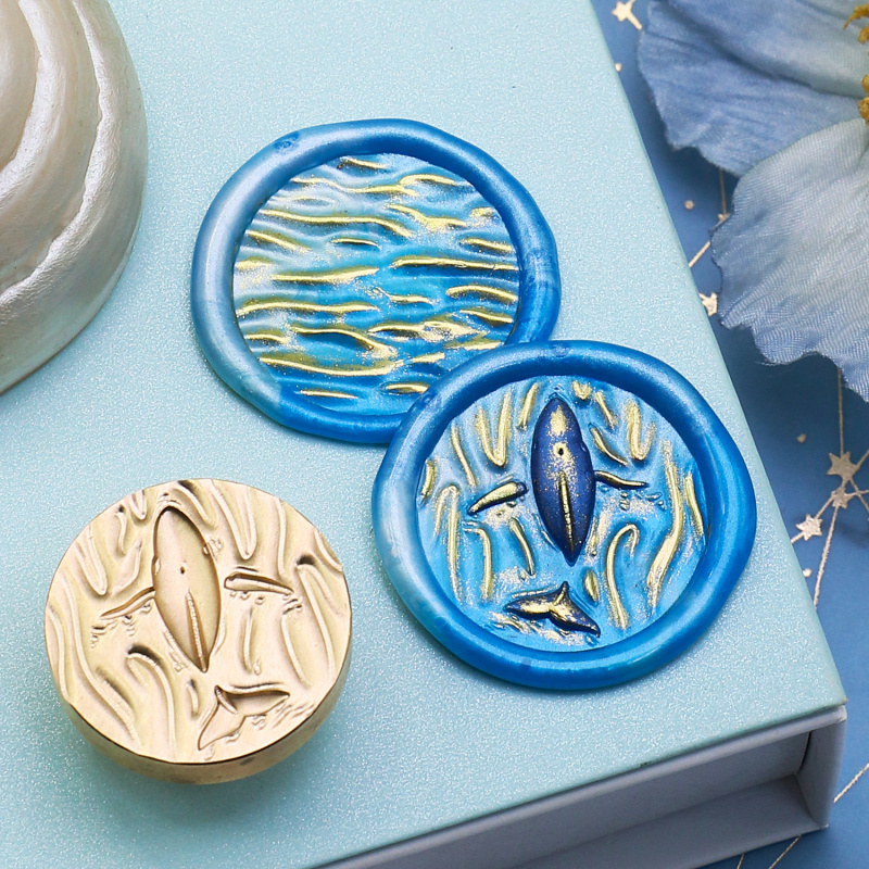Water Flower Relief Series Wax - Wax Seal Stamp Set recension och pris
