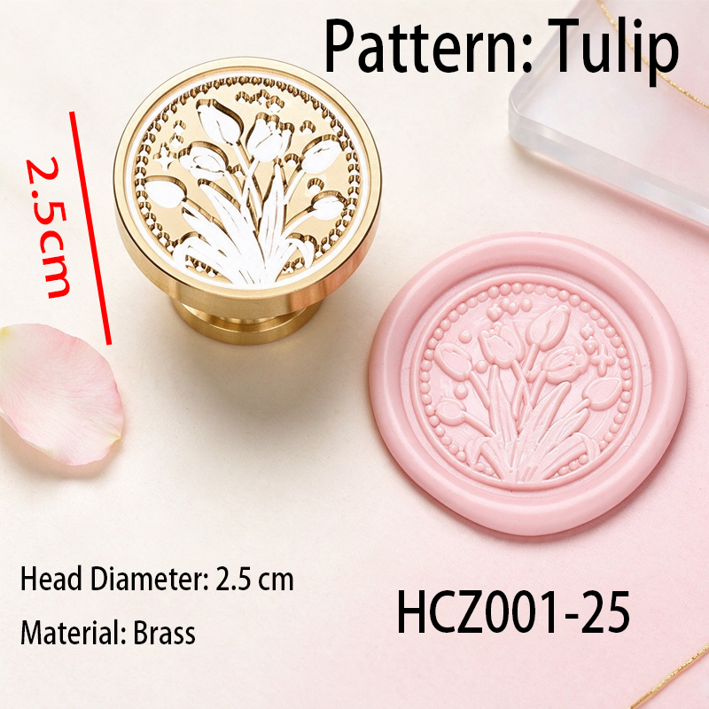 Star Sky Lotus Rose Pattern Wa - Wax Seal Stamp Set recension och pris