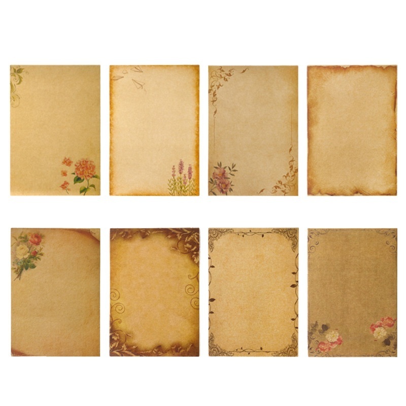 16pcs Vintage Writing Paper Ol - Ink Blotter Paper recension och pris