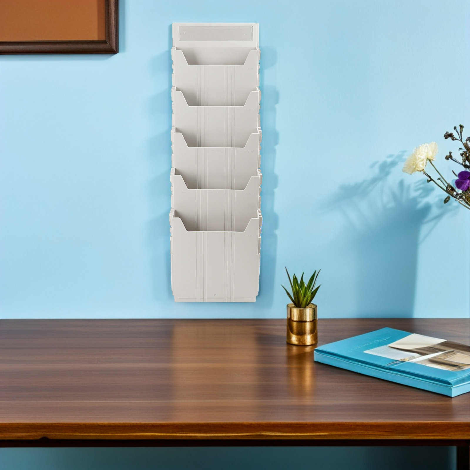Wall Mounted Magazine Holder E - Magazine Holder Rack recension och pris