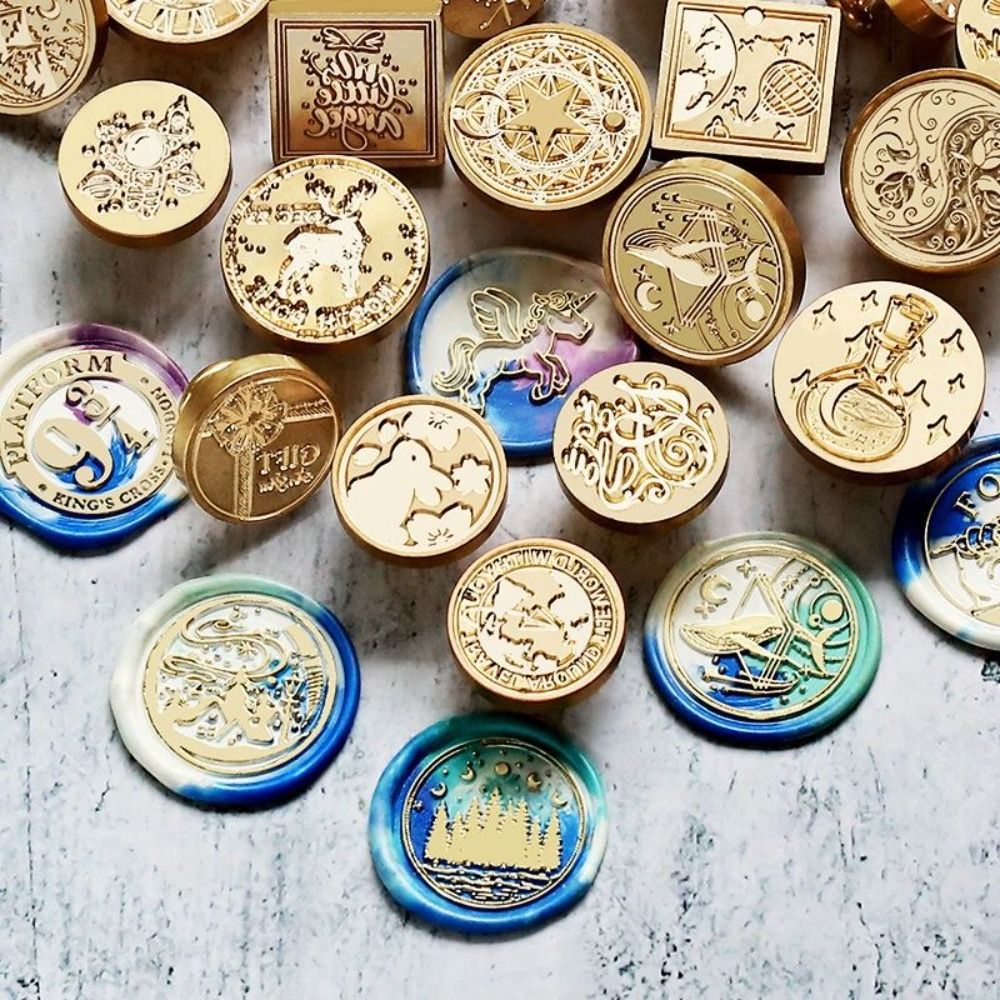 20 Pcs/set Zinc Alloy Wax Seal - Wax Seal Stamp Set recension och pris