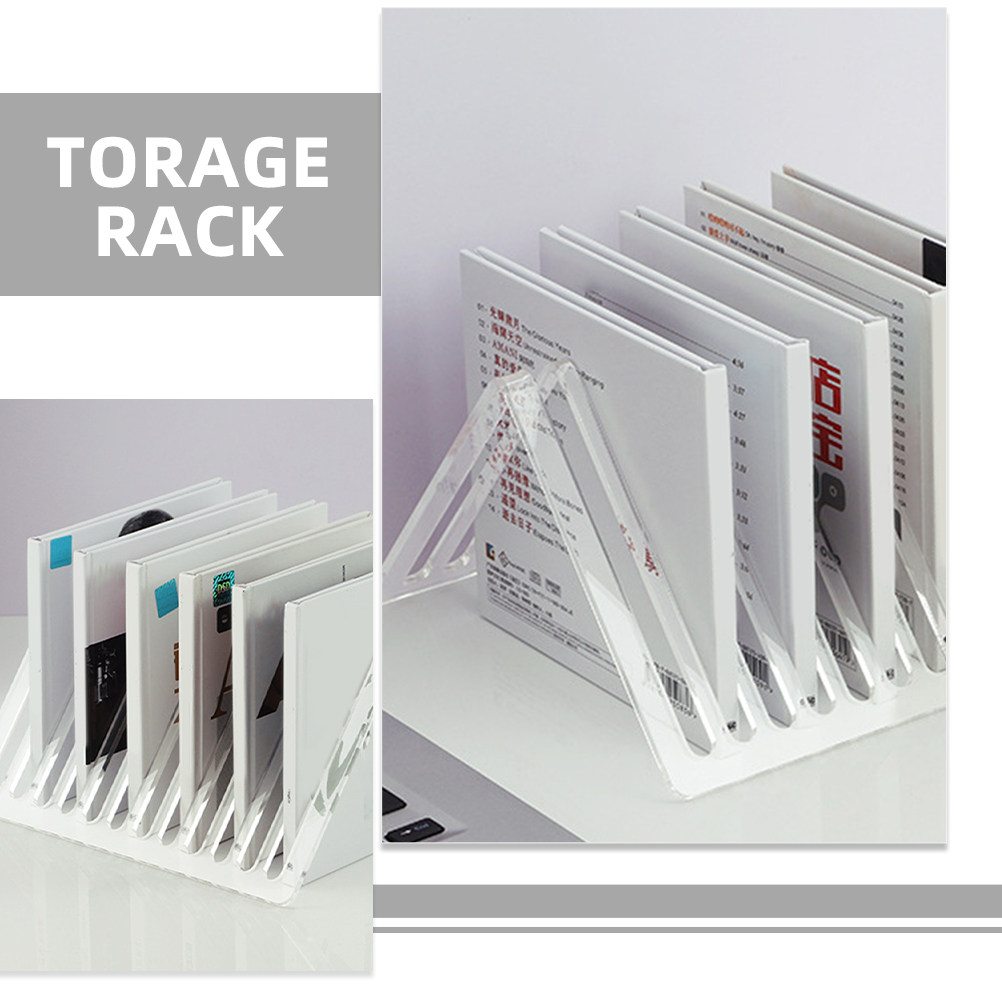 Acrylic Vinyl Record Display S - Magazine Holder Rack recension och pris
