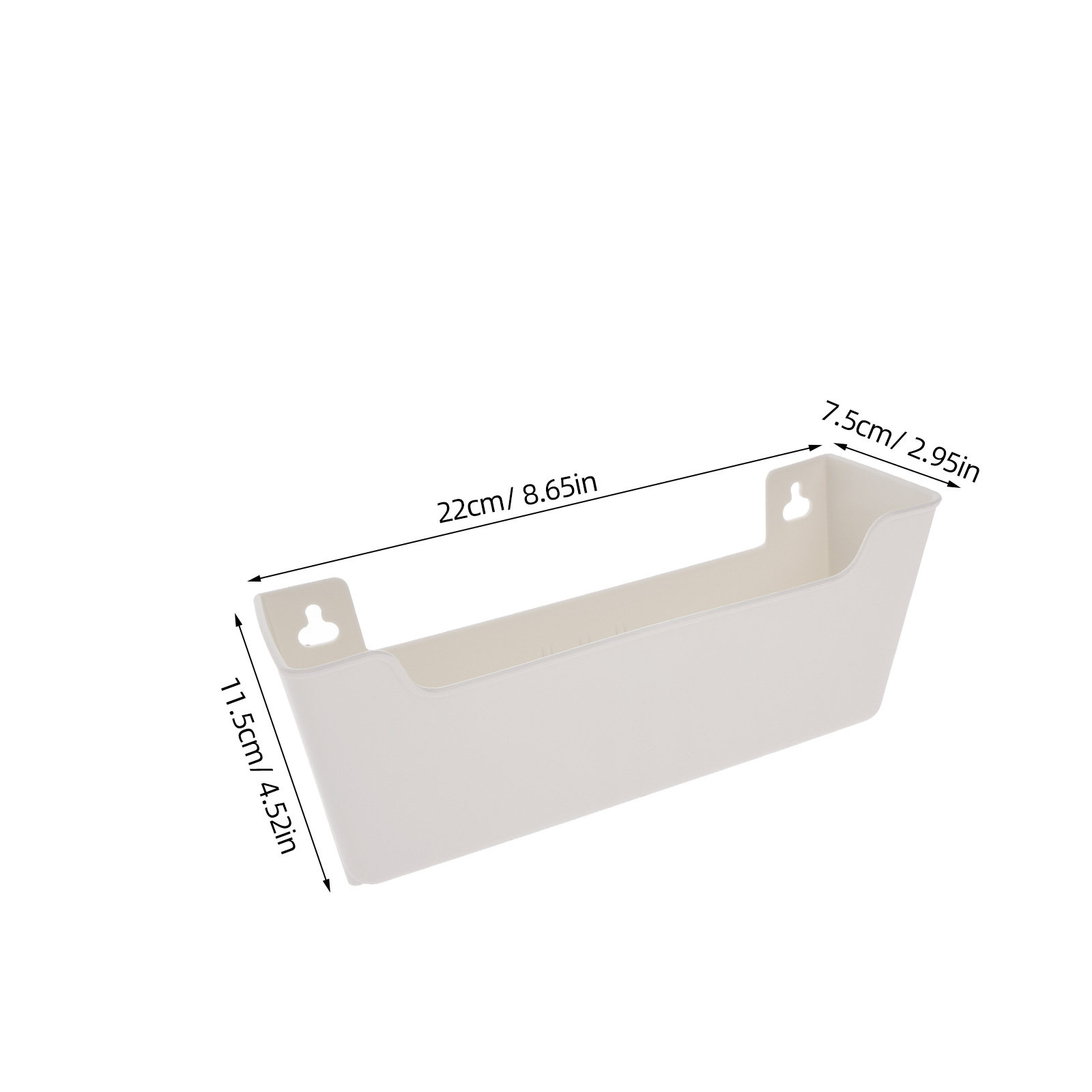 1Set Wall File Organizer Clear - Magazine Holder Rack recension och pris