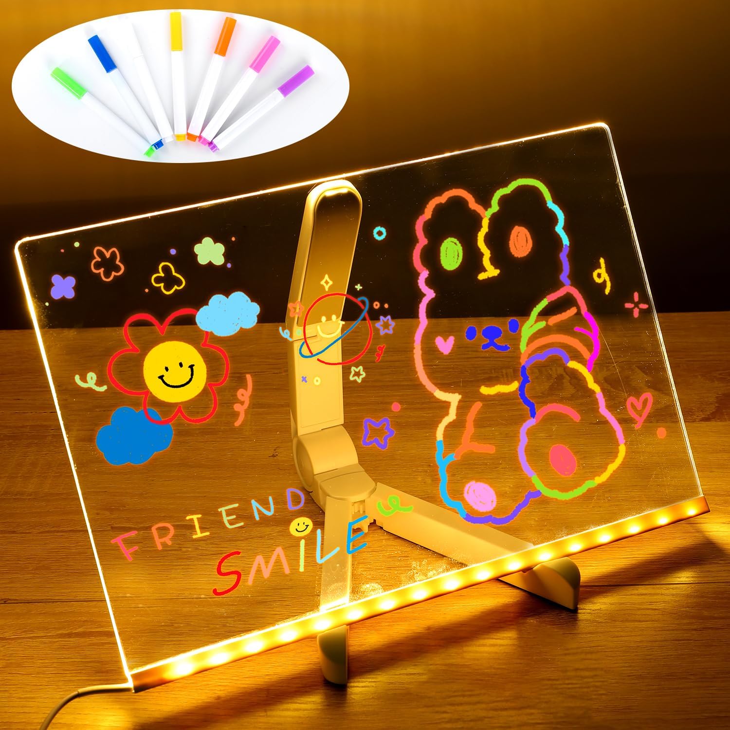 Acrylic Clear Light Up Drawing - Copic Marker Sketch recension och pris