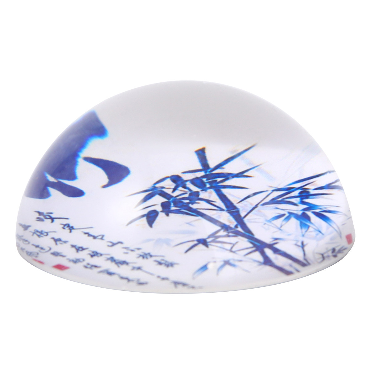 70Mm Glass Steel Crystal Hemis - Paper Weight Crystal recension och pris